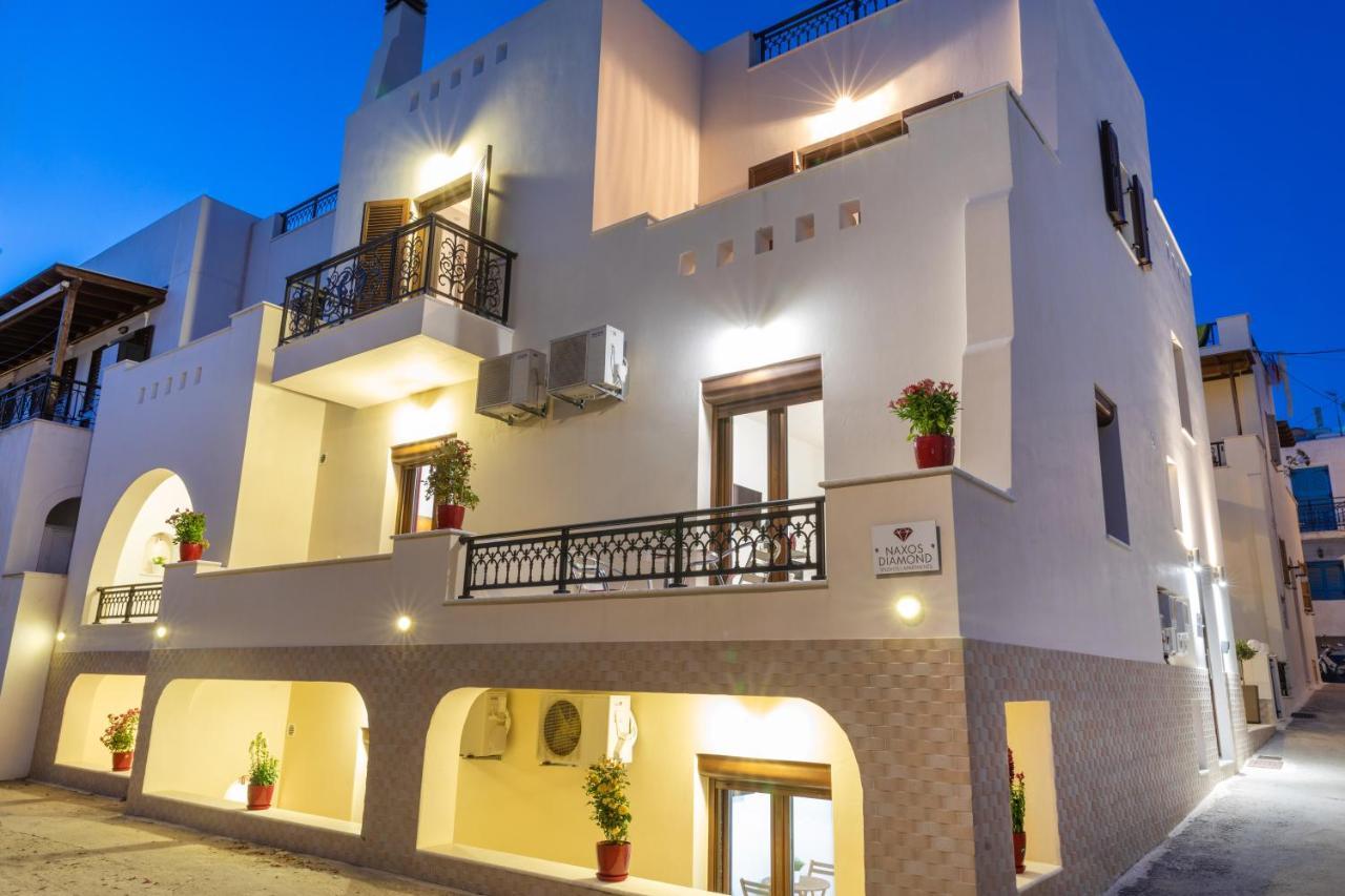Naxos Diamond Studios Apartments Naxos City Exteriér fotografie